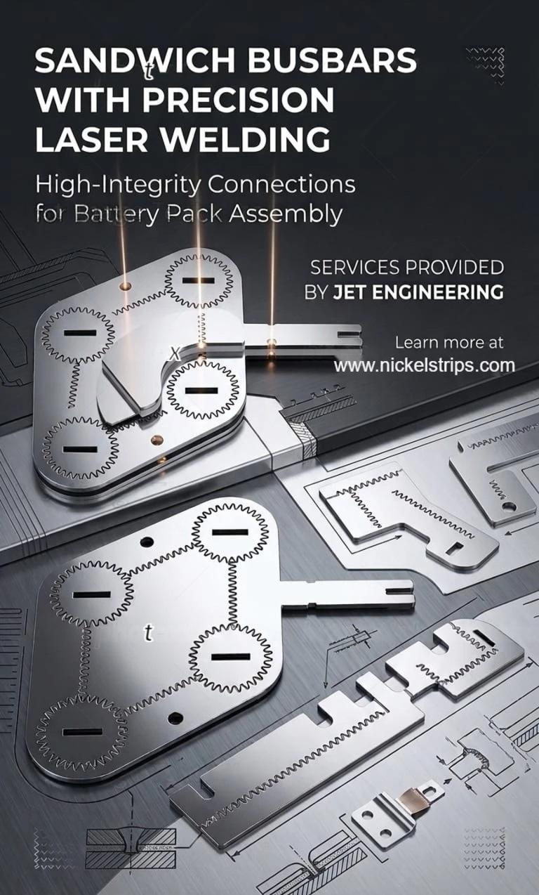 Precision Laser Welding for Sandwich Busbars